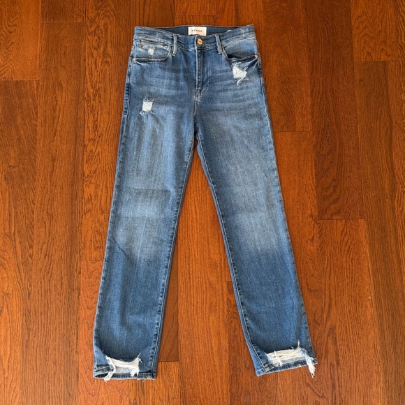 Frame Le High Straight Laskey Rips size 27 NWT - Picture 4 of 11